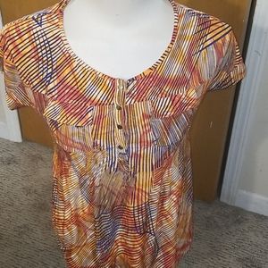 Vera rose Abstract Top